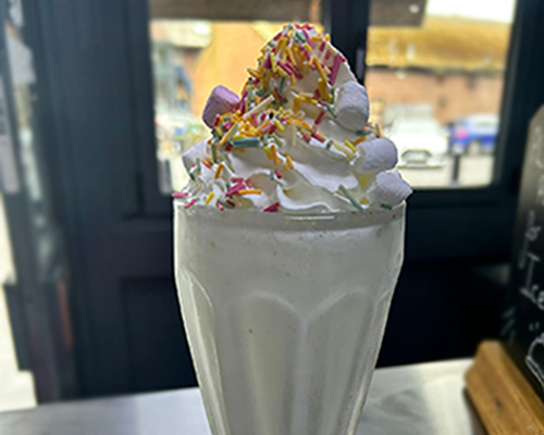 Banana milkshake water front north shields