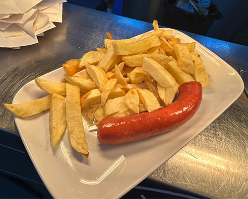 Smokie sausage water front north shields